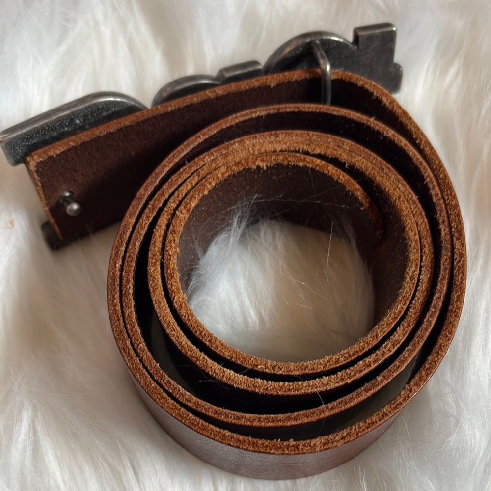 D&G Brown Leather Belt - Picture 7 of 7